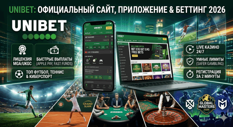 Обзор букмекерской конторы «Unibet»