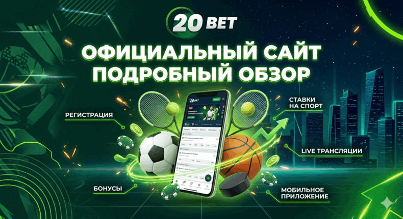 Обзор букмекерской конторы «20bet»