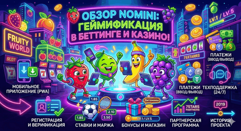 Обзор букмекерской конторы «Nomini»